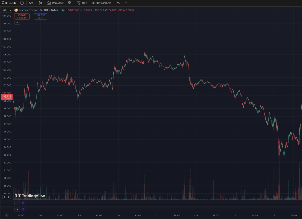 Kurs Bitcoin/USD - 03.02