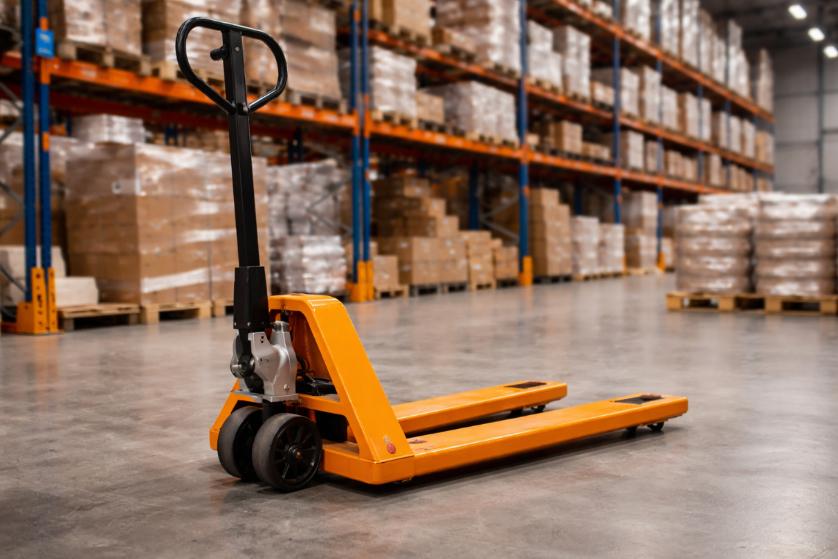 Paleciak ręczny – niezawodne wsparcie w codziennej pracy magazynu